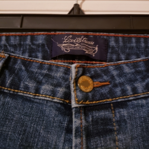 Levi Strauss juniors 7 medium wash low rise flare - Picture 4 of 9